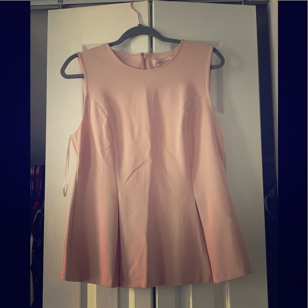 Pink Peplum Top